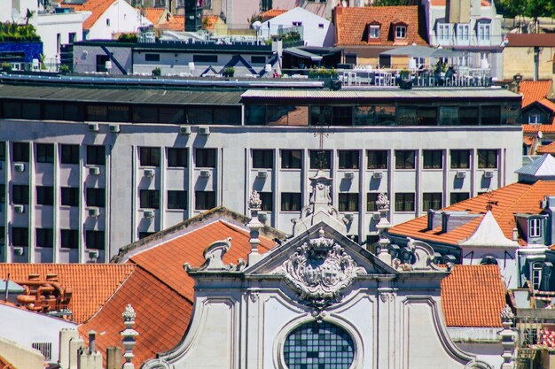 Vista ad alta angolazione degli edifici in città