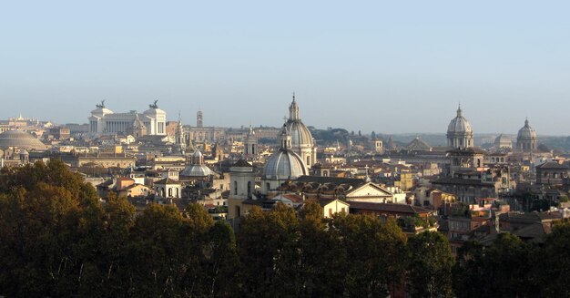 Vista ad alta angolazione degli edifici in città