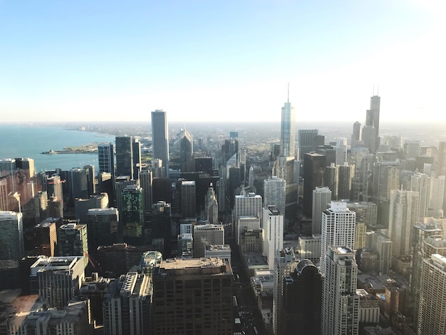 Vista ad alta angolazione del paesaggio urbano