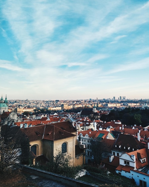 Vista ad alta angolazione della città