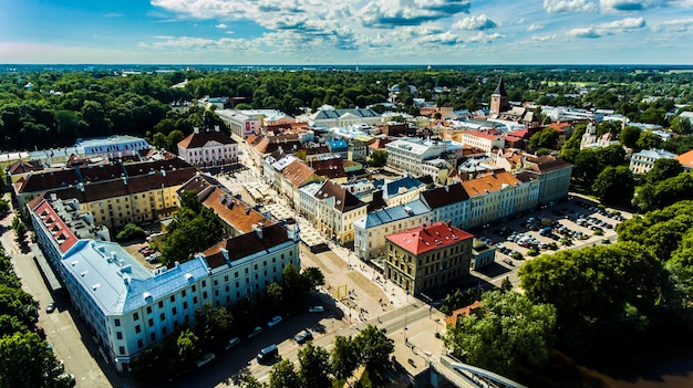 Vista ad alto angolo dell'Estonia