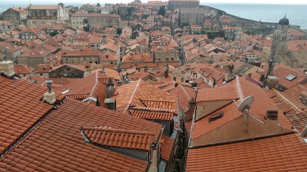 Vista ad alto angolo delle case