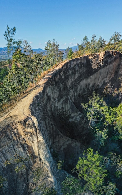 Vista aerea del Canyon di Pai a Pai, Mae Hong Son, Thailandia