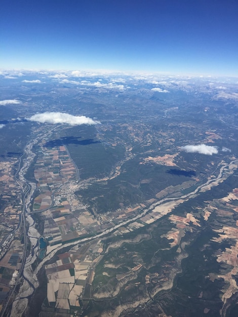 Vista aerea del paesaggio urbano