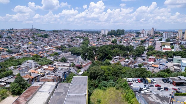 Vista aerea della città di Diadema Sao Paulo, Brasile
