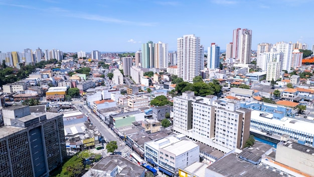 Vista aerea della città di Diadema Sao Paulo, Brasile