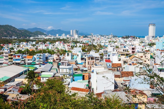 Vista aerea della città di Nha Trang