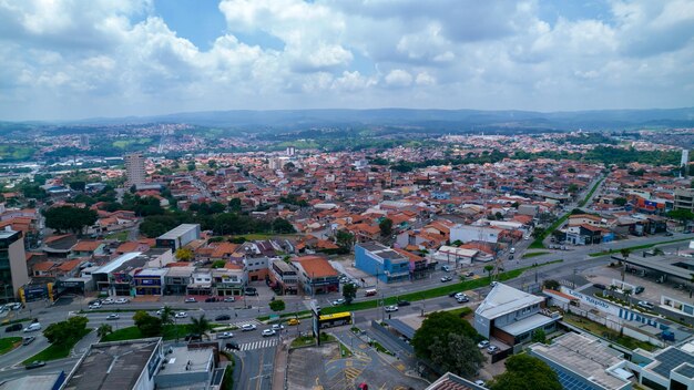 Vista aerea della città di Sorocaba Brasile centro città