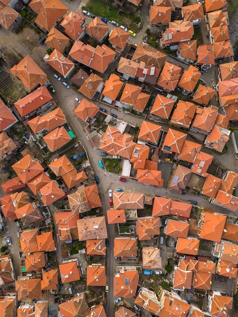 Vista aerea della città vecchia Sozopol Burgas regione Bulgaria