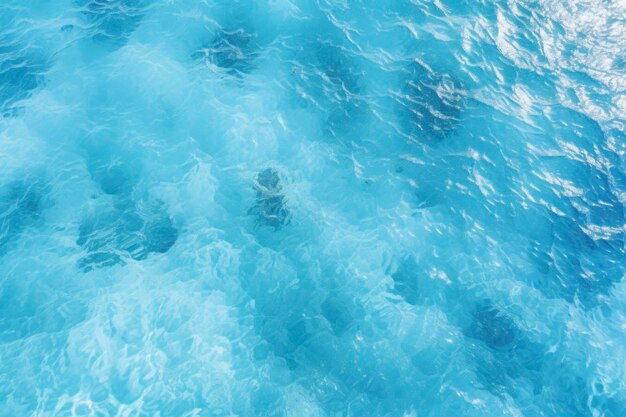 Vista aerea della spiaggia tropicale senza persone con sabbia bianca, mare calmo, bella scena