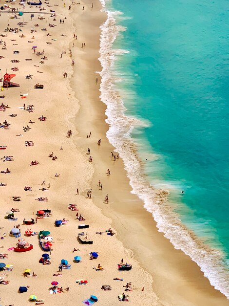 Vista aerea della spiaggia