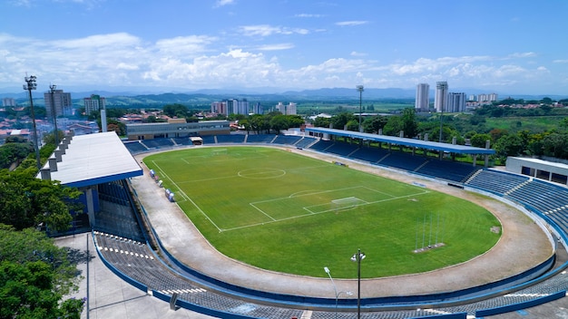 Vista aerea dello stadio Martins Pereira a Sao Jose dos Campos Brasile