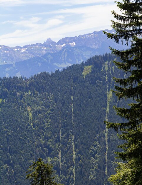 Vista aerea di Allgaeu