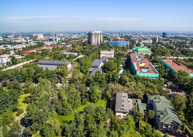 Vista aerea di Almaty