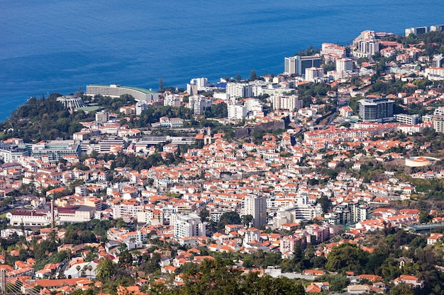 Vista aerea di Funchal, Madeira