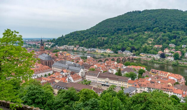 Vista aerea di Heidelberg