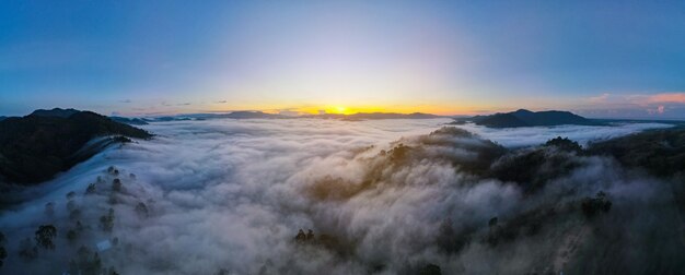 Vista aerea di Khao Khai Nui Phang Nga, Thailandia