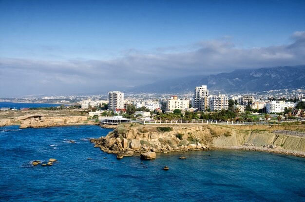 Vista aerea di Kyrenia a Cipro