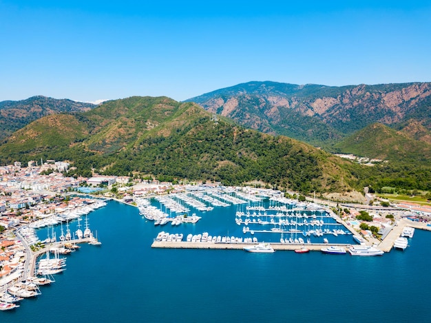 Vista aerea di Marmaris in Turchia