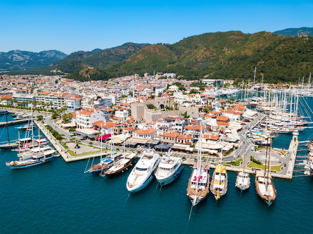 Vista aerea di Marmaris in Turchia