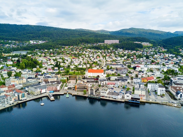 Vista aerea di Molde, Norvegia