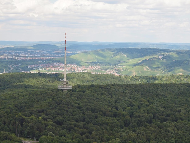 Vista aerea di Stoccarda, Germania