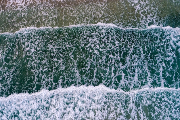 Vista aerea sulla spiaggia