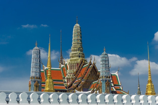 Vista all'aperto del Grand Palace a Bangkok, Thailandia. Immagini di viaggio generali