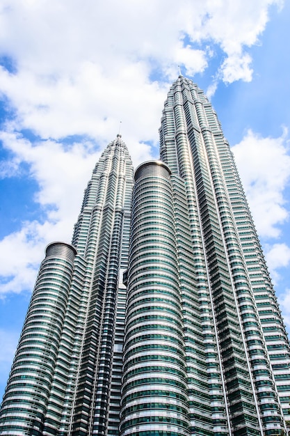 Vista Cloudscape delle Petronas Twin Towers al KLCC City Center