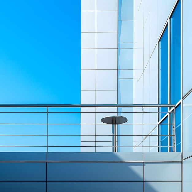 vista dal basso di un ospedale moderno e bellissimo