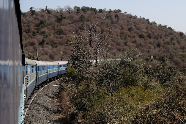 Vista dal finestrino del treno