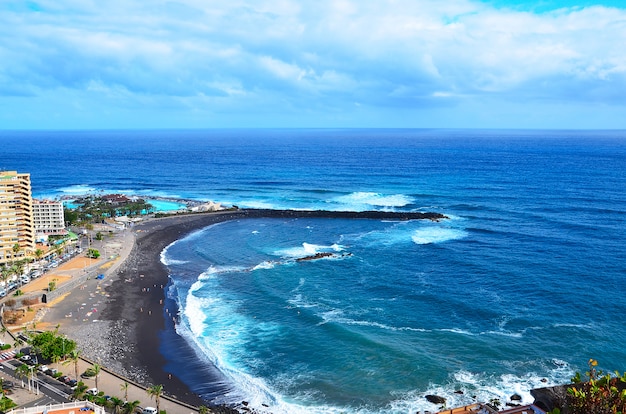 Vista dal mirador de La Paz, Puerto de la Cruz, Tenerife, Isole Canarie