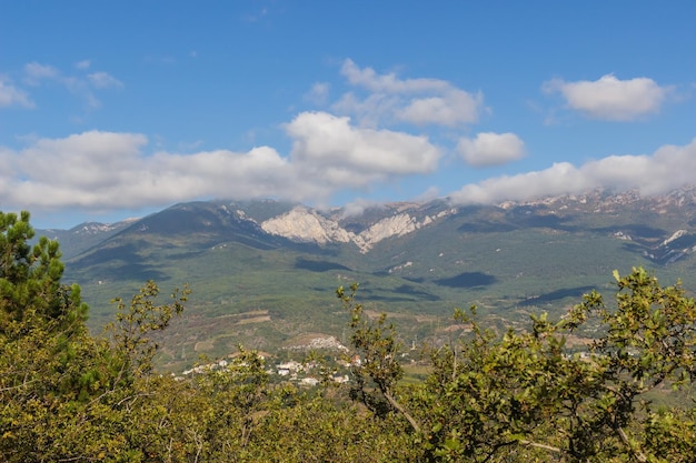 Vista dal pendio di Ayu Dag in Crimea