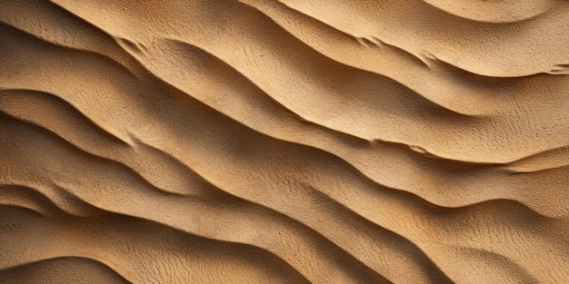 Vista dall'alto dello sfondo della texture della sabbia della spiaggia
