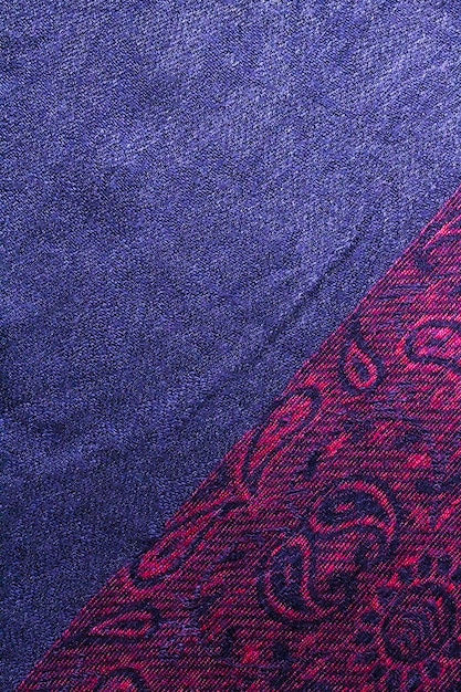 Vista dall'alto sfondo texture tessile astratto