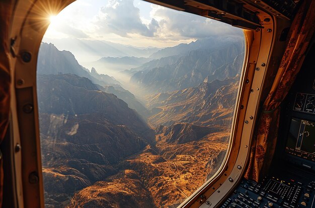 vista dalla cima della montagna