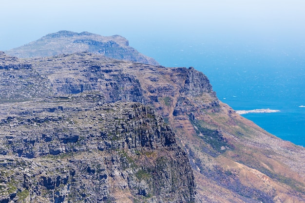 Vista dalla cima della Table Mountain a Cape Town