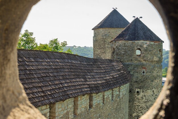 Vista dalla finestra della fortezza Kamianets-Podilskyi, Ukraine