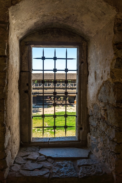 Vista dalla finestra della fortezza Kamianets-Podilskyi, Ukraine