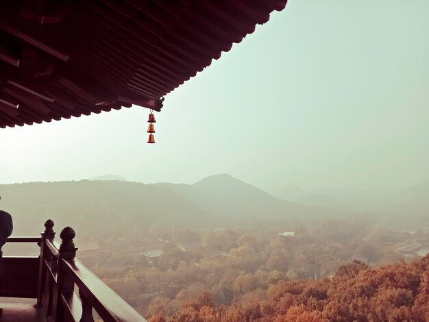 Vista dalla Pagoda Leifeng Hangzhou West Lake scenario autunnale in Cina