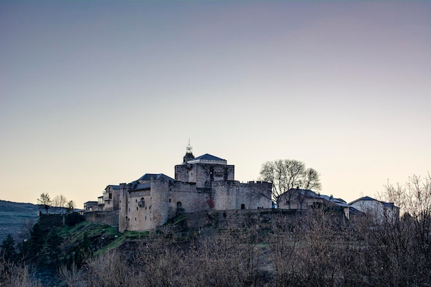 Vista del borgo medievale di Puebla de Sanabria Spagna