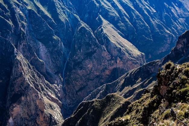 Vista del Canyon del Colca in Perù