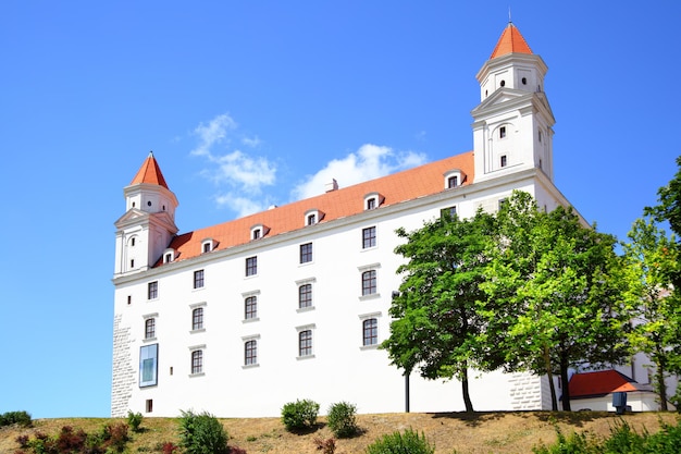 Vista del castello di Bratislava, Slovacchia