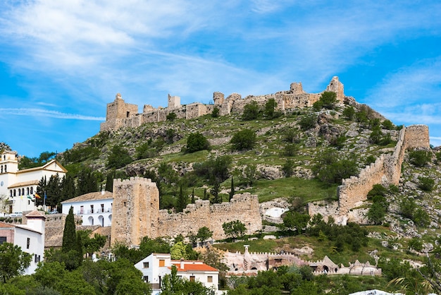 Vista del castello di Moclin