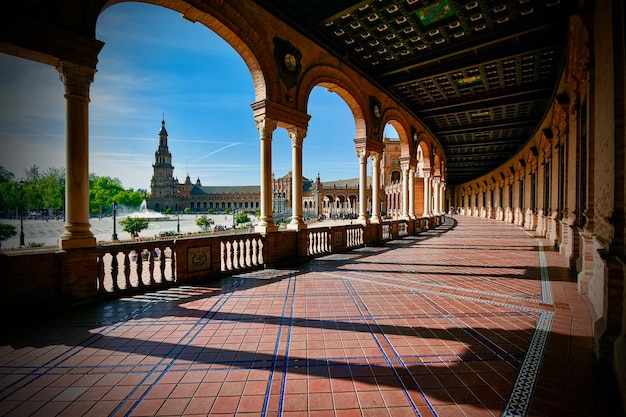 Vista del corridoio dell'edificio