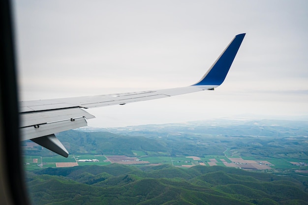 Vista del decollo e dell'atterraggio dell'aeroporto di Monbetsu