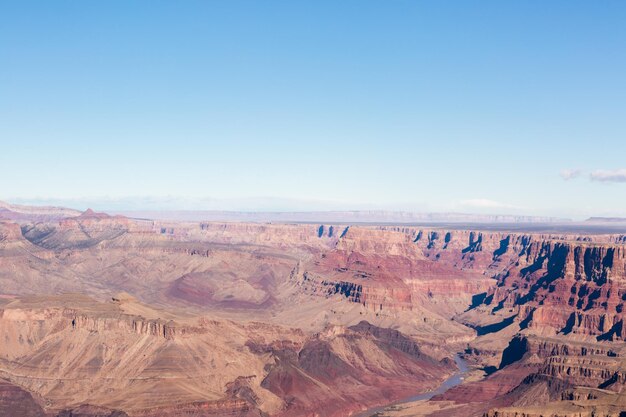 Vista del Grand Canyon dal South Rim in inverno.