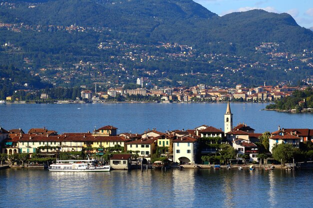 Vista del Lago Maggiore, Italia