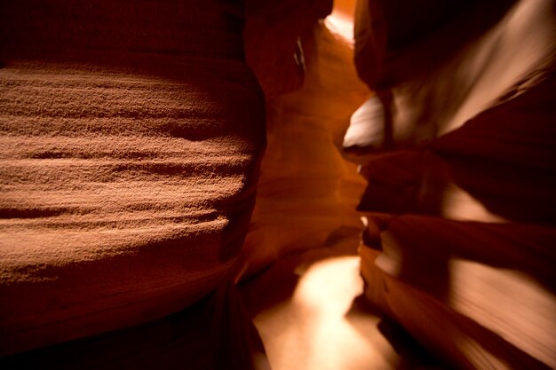 vista del Lower Antelope Canyon Page Arizona Stati Uniti