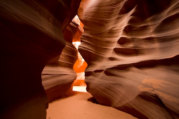 vista del Lower Antelope Canyon Page Arizona Stati Uniti